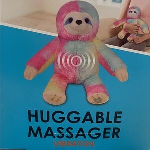 Colorful Sloth Huggable Massager super soft new never used